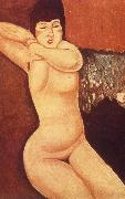 Amedeo Modigliani Reclining nude with Clasped Hand oil painting on canvas